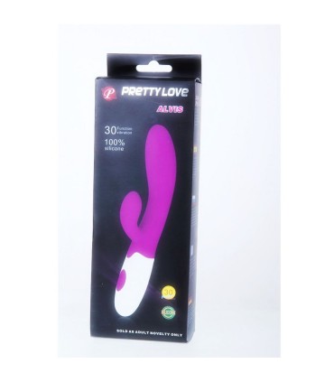 PRETTY LOVE FLIRTATION VIBRADOR CON ESTIMULADOR CLITORIS ALVIS