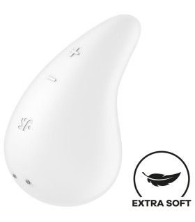SATISFYER DEW DROP VIBRADOR LAY ON BLANCO