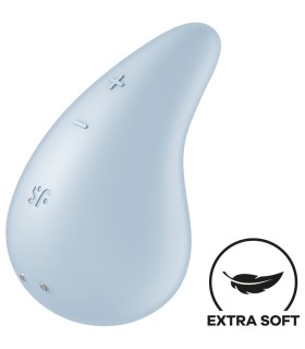 SATISFYER DEW DROP VIBRADOR LAY ON AZUL