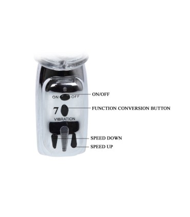 BAILE AMOUR MISSILE ROTADOR TRANSPARENTE 265 CM