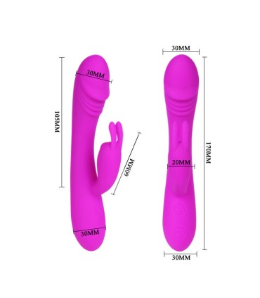 PRETTY LOVE SMART VIBRADOR CON RABBIT 30 MODOS HUNTER