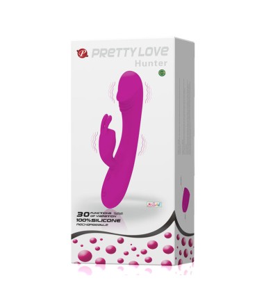 PRETTY LOVE SMART VIBRADOR CON RABBIT 30 MODOS HUNTER