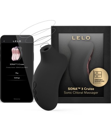 LELO SONA 3 CRUISE MASAJEADOR SONICO DE CLITORIS NEGRO