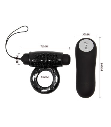 BAILE ANILLO CONTROL REMOTO NEGRO 20V