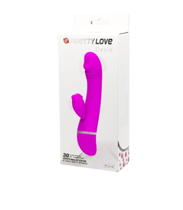 PRETTY LOVE FLIRTATION VIBRADOR CON RABBIT DAVID