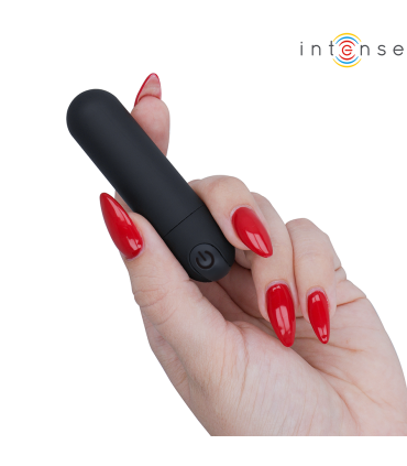 INTENSE KAREN MINI BALA VIBRADORA 10 MODOS RECARGABLE NEGRO