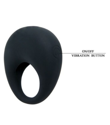 PRETTY LOVE TRAP ANILLO VIBRADOR NEGRO