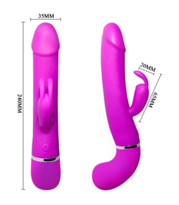 PRETTY LOVE VIBRADOR HENRY 12 MODOS DE VIBRACION Y FUNCION SQUIRT