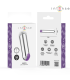 INTENSE KAREN MINI BALA VIBRADORA 10 MODOS RECARGABLE PLATEADO