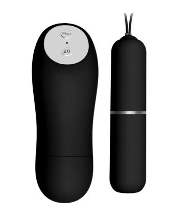 BAILE TANGA CON BALA VIBRADORA Y CONTROL REMOTO NEGRO