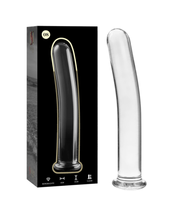 NEBULA SERIES BY IBIZA MODELO 8 DILDO CRISTAL TRANSPARENTE 145 CM O 2 CM