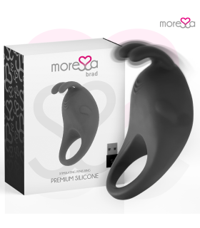 MORESSA BRAD PREMIUM SILICONE RECARGABLE NEGRO