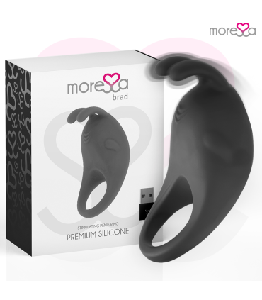 MORESSA BRAD PREMIUM SILICONE RECARGABLE NEGRO