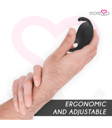 MORESSA BRAD PREMIUM SILICONE RECARGABLE NEGRO