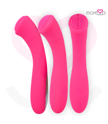 MORESSA CELSO MASAJEADOR DUO PUNTO G Y SUERO PELVICO PREMIUM SILICONE RECARGABLE