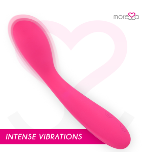 MORESSA DRUSO MASAJEADOR DUO PUNTO G Y SUERO PELVICO PREMIUM SILICONE RECARGABLE
