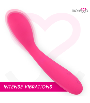 MORESSA DRUSO MASAJEADOR DUO PUNTO G Y SUERO PELVICO PREMIUM SILICONE RECARGABLE