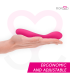 MORESSA DRUSO MASAJEADOR DUO PUNTO G Y SUERO PELVICO PREMIUM SILICONE RECARGABLE