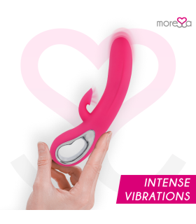 MORESSA DUSTIN SUCCIONADOR CLITORIAL Y POTENTE VIBRACION PREMIUM SILICONE RECARGABLE