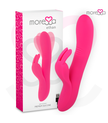 MORESSA ETHAN EFECTO WAVE MAS POTENTE VIBRACION PREMIUM SILICONE RECARGABLE
