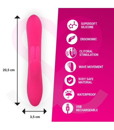 MORESSA ETHAN EFECTO WAVE MAS POTENTE VIBRACION PREMIUM SILICONE RECARGABLE