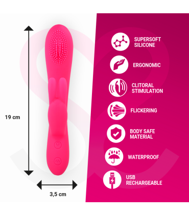 MORESSA GINO TICKLING VAGINAL PREMIUM SILICONE RECARGABLE