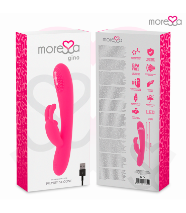 MORESSA GINO TICKLING VAGINAL PREMIUM SILICONE RECARGABLE