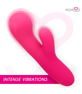 MORESSA JERRY CLIP VIBRADOR PUNTO G Y CLITORIS PREMIUM SILICONE RECARGABLE