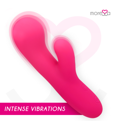 MORESSA JERRY CLIP VIBRADOR PUNTO G Y CLITORIS PREMIUM SILICONE RECARGABLE