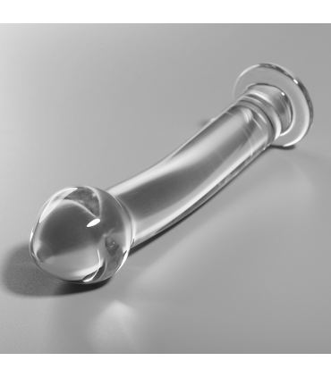 NEBULA SERIES BY IBIZA MODELO 11 DILDO CRISTAL TRANSPARENTE 16 CM O 3 CM