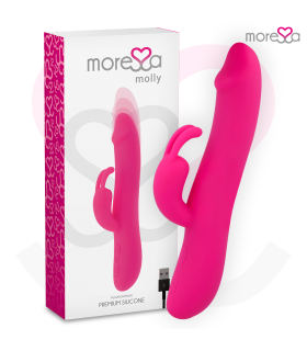 MORESSA MOLLY IMPULSOR UPDOWN Y POTENTE VIBRACION PREMIUM SILICONE RECARGABLE