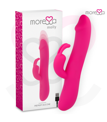 MORESSA MOLLY IMPULSOR UPDOWN Y POTENTE VIBRACION PREMIUM SILICONE RECARGABLE