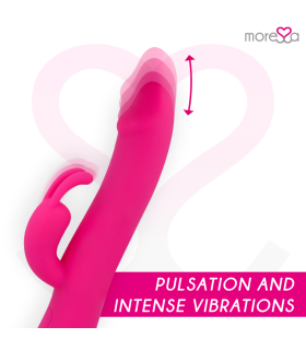 MORESSA MOLLY IMPULSOR UPDOWN Y POTENTE VIBRACION PREMIUM SILICONE RECARGABLE