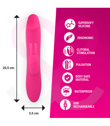 MORESSA MOLLY IMPULSOR UPDOWN Y POTENTE VIBRACION PREMIUM SILICONE RECARGABLE