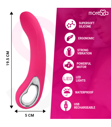 MORESSA NELSON MASAJEADOR PUNTO G PREMIUM SILICONE RECARGABLE