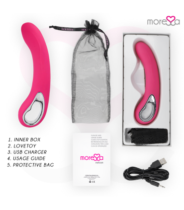 MORESSA NELSON MASAJEADOR PUNTO G PREMIUM SILICONE RECARGABLE