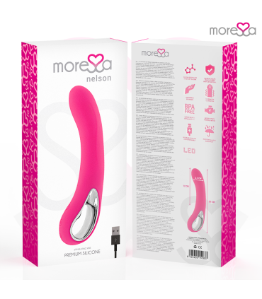 MORESSA NELSON MASAJEADOR PUNTO G PREMIUM SILICONE RECARGABLE