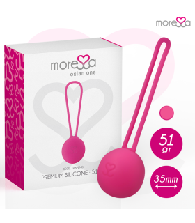 MORESSA OSIAN ONE ENTRENAMIENTO SUELO PELVICO 51gr PREMIUM SILICONA ROSA