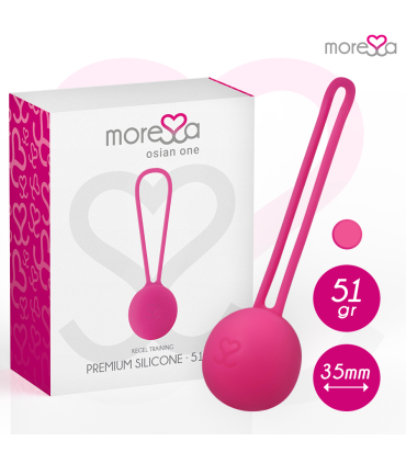 MORESSA OSIAN ONE ENTRENAMIENTO SUELO PELVICO 51gr PREMIUM SILICONA ROSA