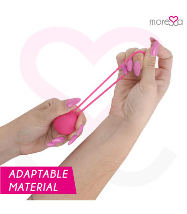 MORESSA OSIAN ONE ENTRENAMIENTO SUELO PELVICO 51gr PREMIUM SILICONA ROSA