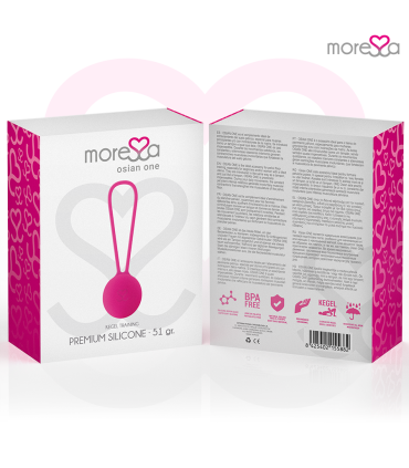 MORESSA OSIAN ONE ENTRENAMIENTO SUELO PELVICO 51gr PREMIUM SILICONA ROSA