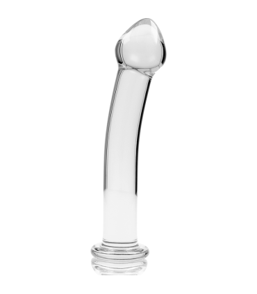 NEBULA SERIES BY IBIZA MODELO 11 DILDO CRISTAL TRANSPARENTE 16 CM O 3 CM