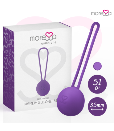 MORESSA OSIAN ONE ENTRENAMIENTO SUELO PELVICO 51gr PREMIUM SILICONA LILA