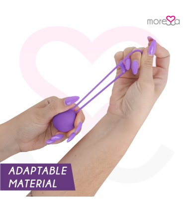 MORESSA OSIAN ONE ENTRENAMIENTO SUELO PELVICO 51gr PREMIUM SILICONA LILA