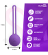 MORESSA OSIAN ONE ENTRENAMIENTO SUELO PELVICO 51gr PREMIUM SILICONA LILA