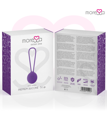 MORESSA OSIAN ONE ENTRENAMIENTO SUELO PELVICO 51gr PREMIUM SILICONA LILA