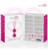 MORESSA OSIAN TWO ENTRENAMIENTO SUELO PELVICO 101gr PREMIUM SILICONA ROSA