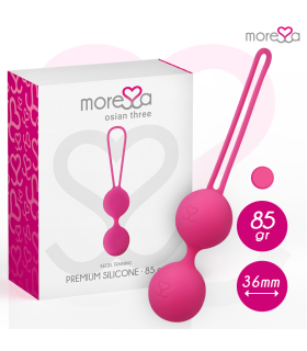 MORESSA OSIAN THREE ENTRENAMIENTO SUELO PELVICO 85 gr PREMIUM SILICONA ROSA