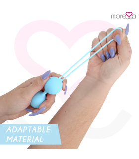 MORESSA OSIAN THREE ENTRENAMIENTO SUELO PELVICO 85 gr PREMIUM SILICONA TURQUESA