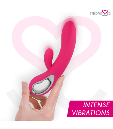 MORESSA TROY MASAJEADOR PUNTO G Y CLITORIS PREMIUM SILICONE RECARGABLE
